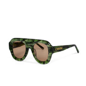 CINVINI - AVIATOR GREEN SUNGLASSES