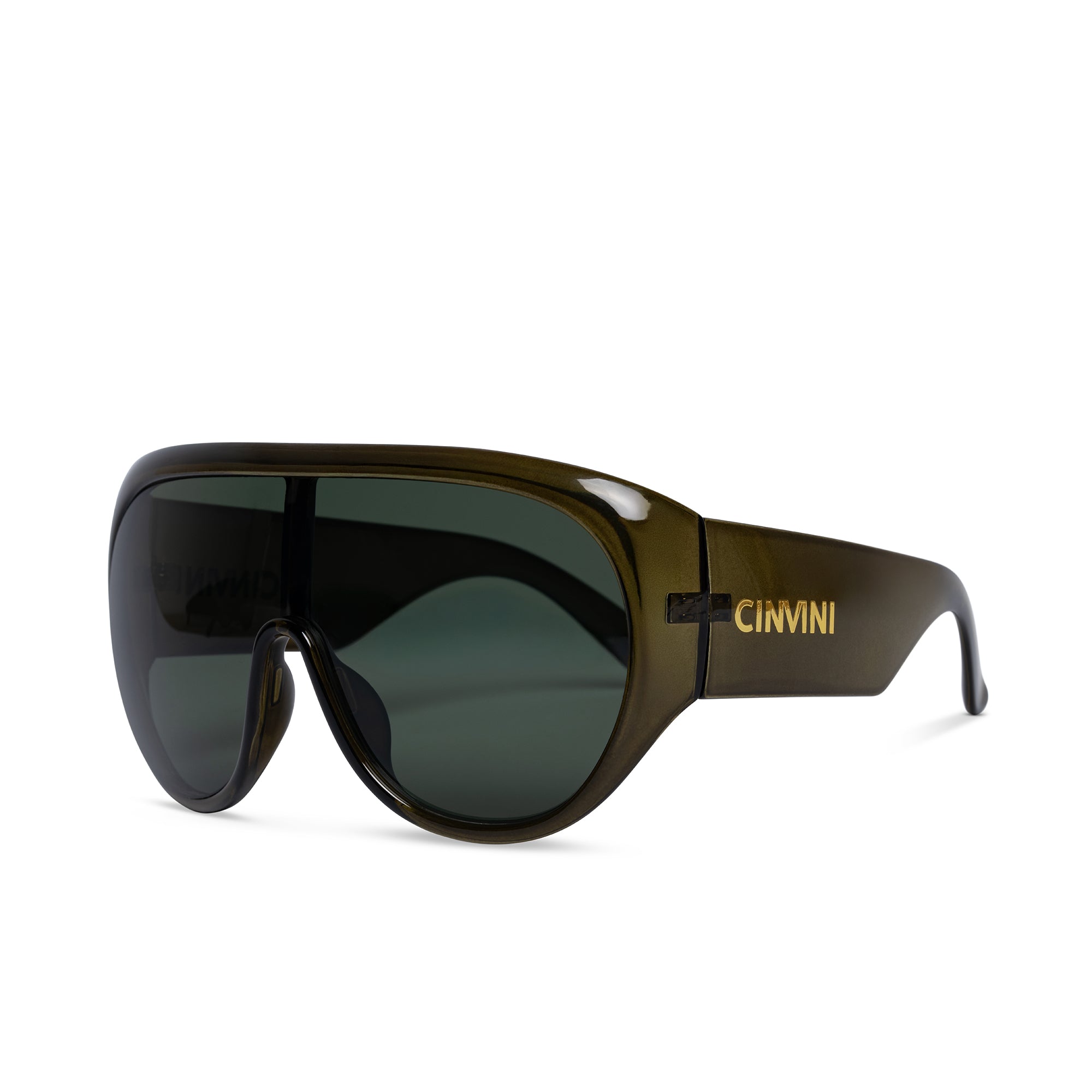 CINVINI - ALTER EGO DARK GREEN SUNGLASSES