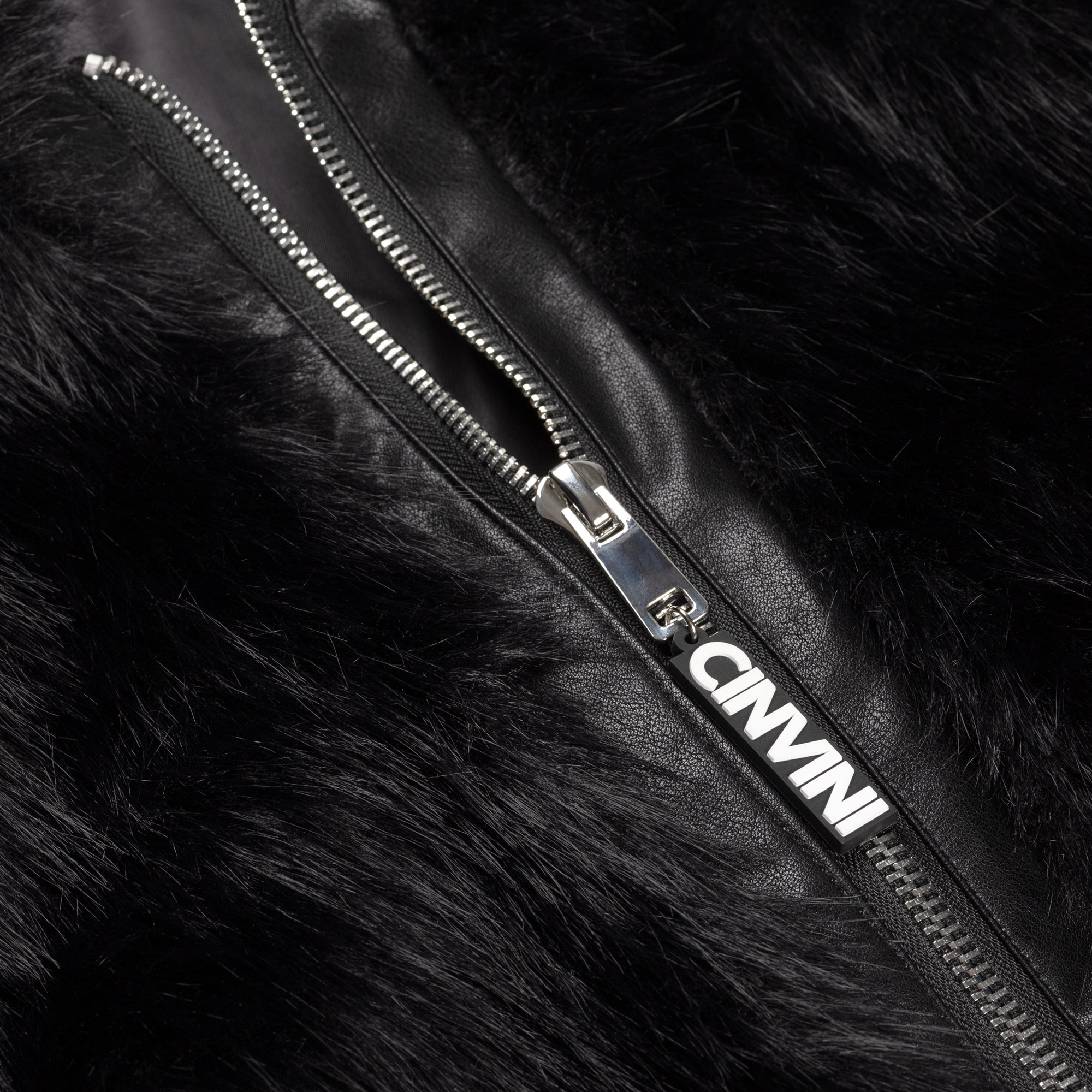 CINVINI - BLACK FURBY JACKET