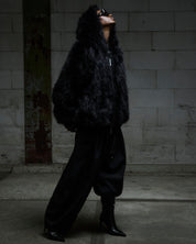 CINVINI - BLACK FURBY JACKET