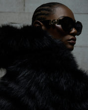 CINVINI - BLACK FURBY JACKET