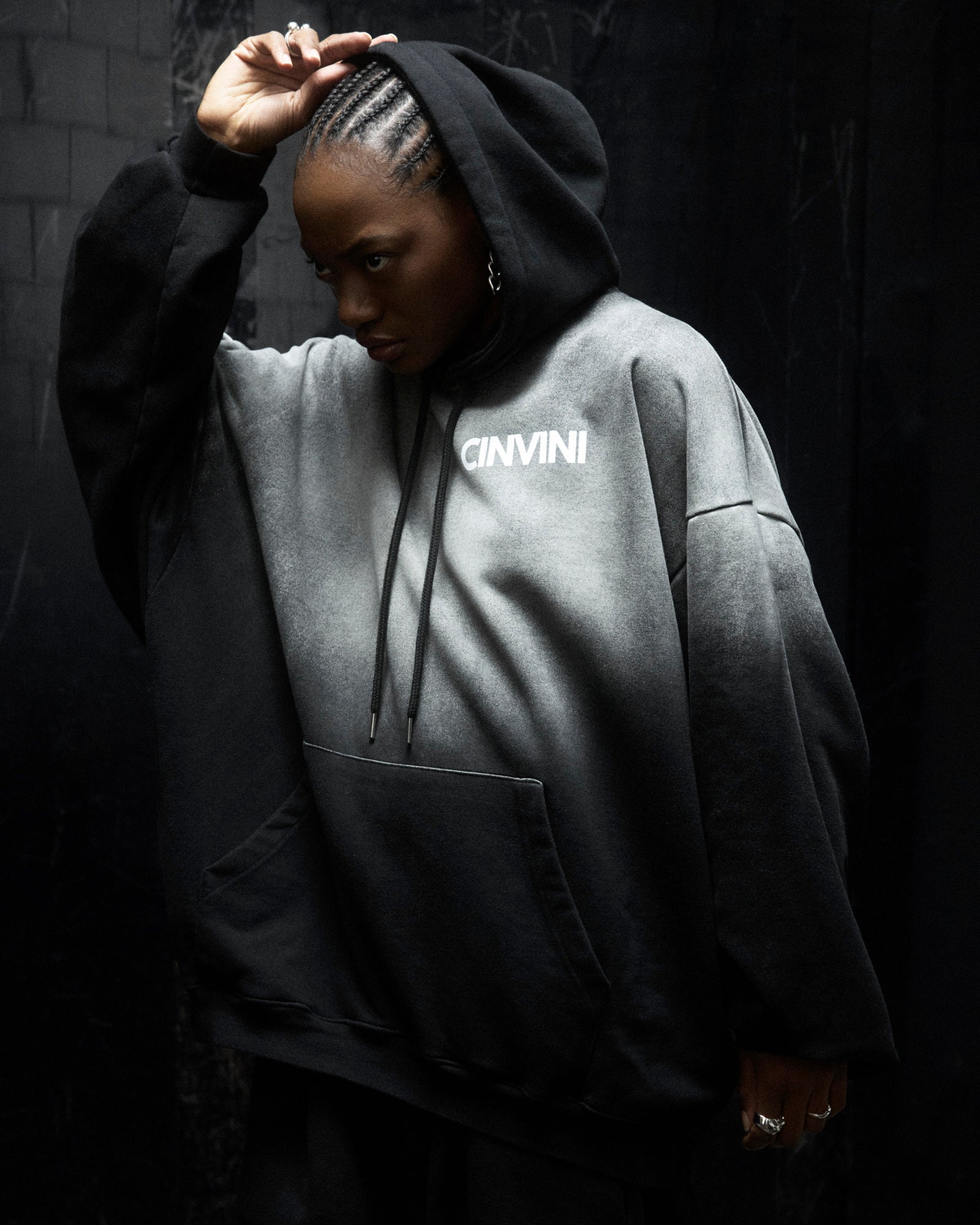 CINVINI - OFF WHITE HOODIE