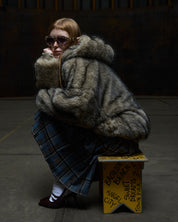 CINVINI - BEIGE FURBY JACKET