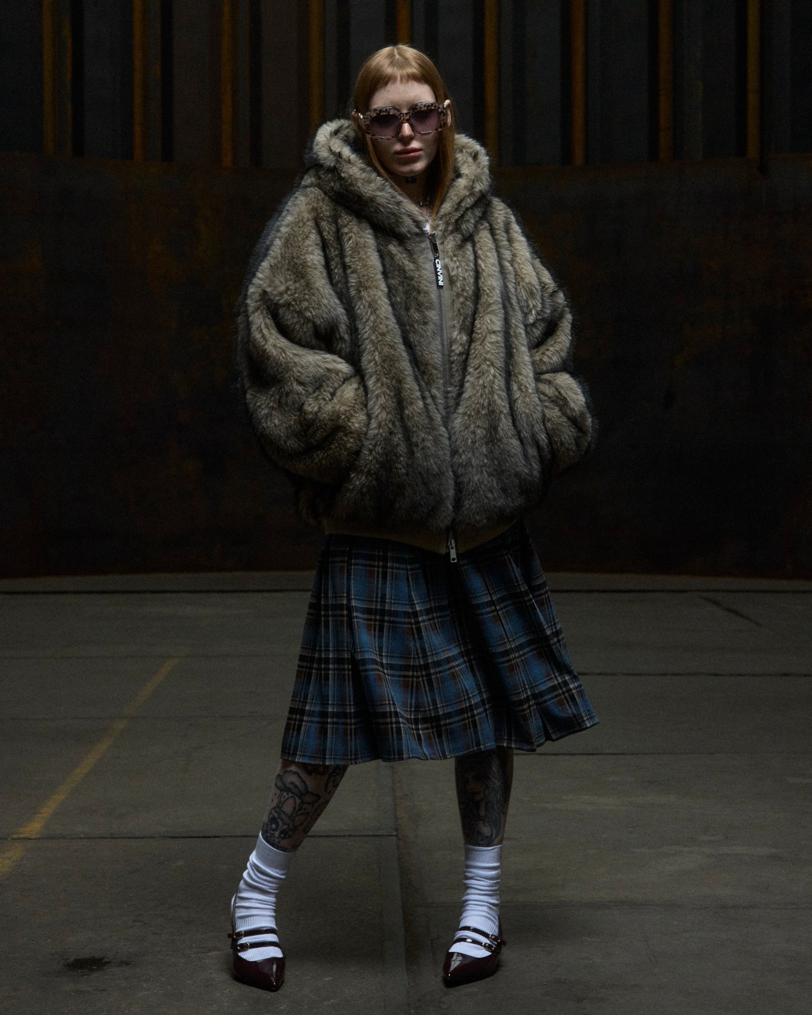 CINVINI - BEIGE FURBY JACKET