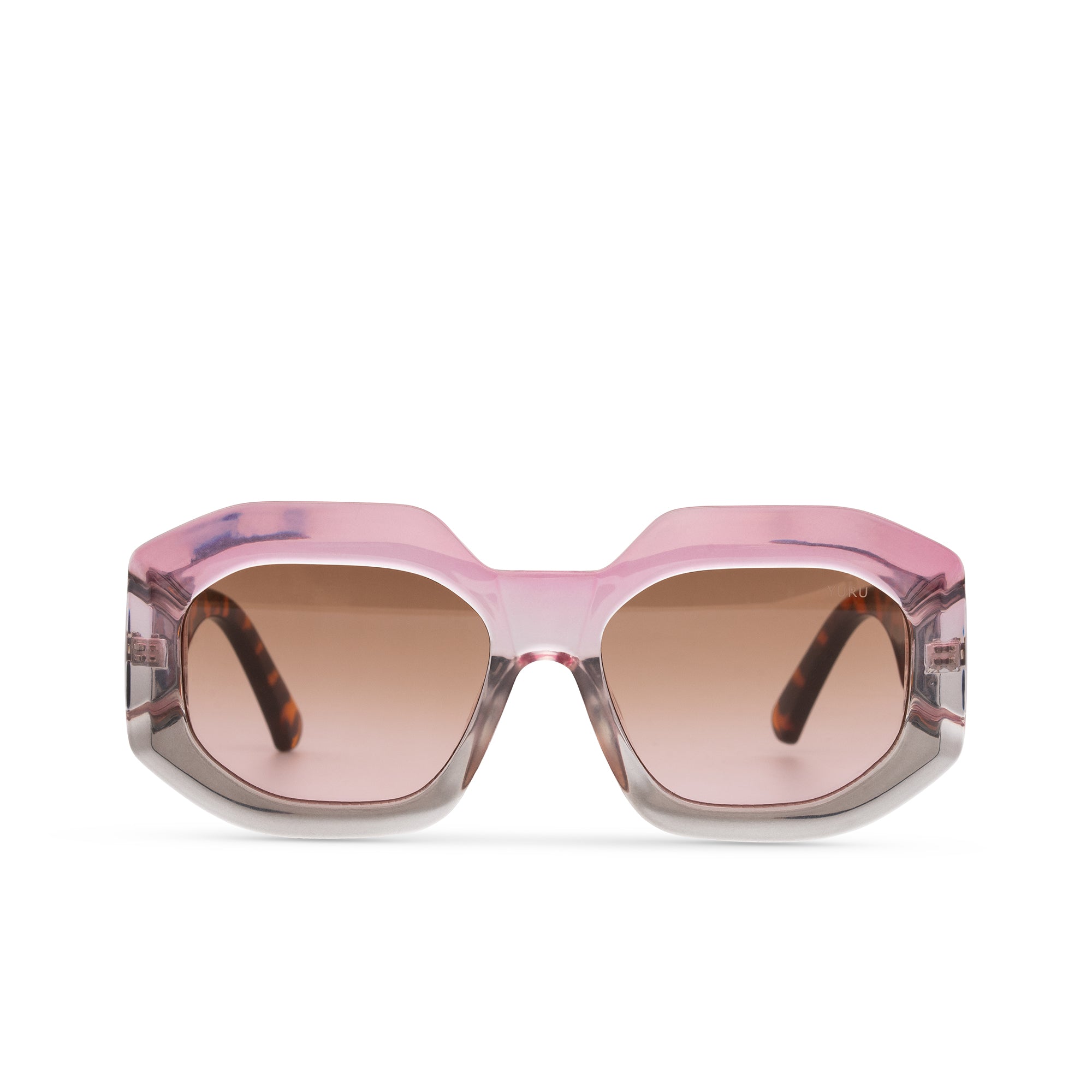 CINVINI x YURU - SQUARE CHUNKY PINK SUNGLASSES