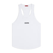 CINVINI - WHITE STRING TANK TOP
