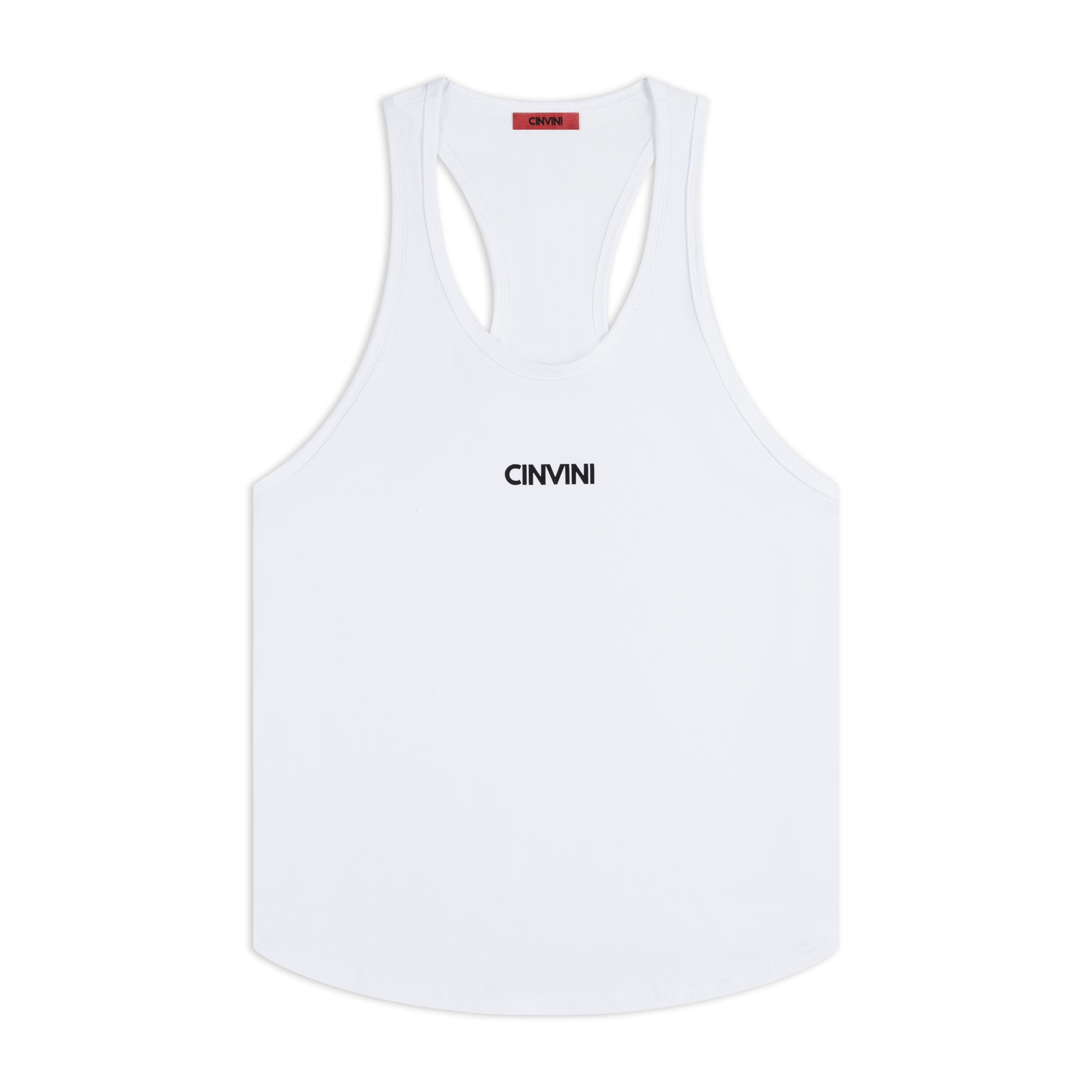 CINVINI - WHITE STRING TANK TOP