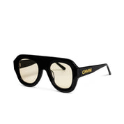 CINVINI - AVIATOR BLACK/YELLOW SUNGLASSES